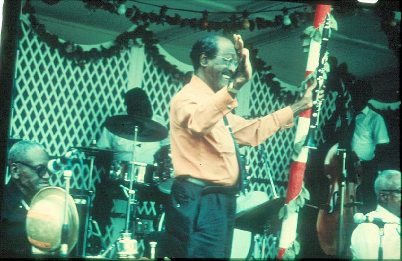 1976-065.jpg - 1976 Preservation Hall Jazzband: Kid Thomas Valentine, Polo Barnes