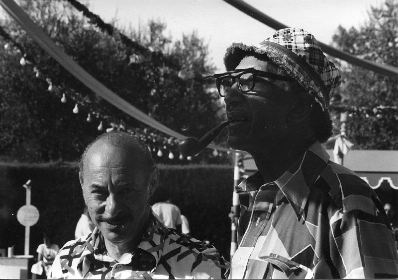 1976-135-DS-25702.jpg - 1976 Bernie Privin, Doc Cheatham off-stage (Foto Diethelm Schäffner)