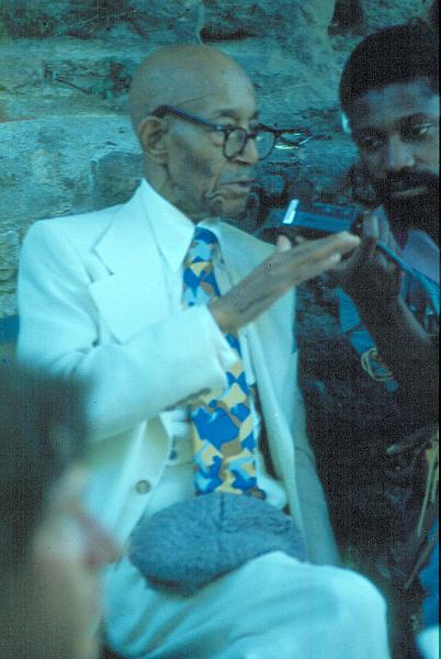 1977-067.jpg - 1977 Eubie Blake off-stage