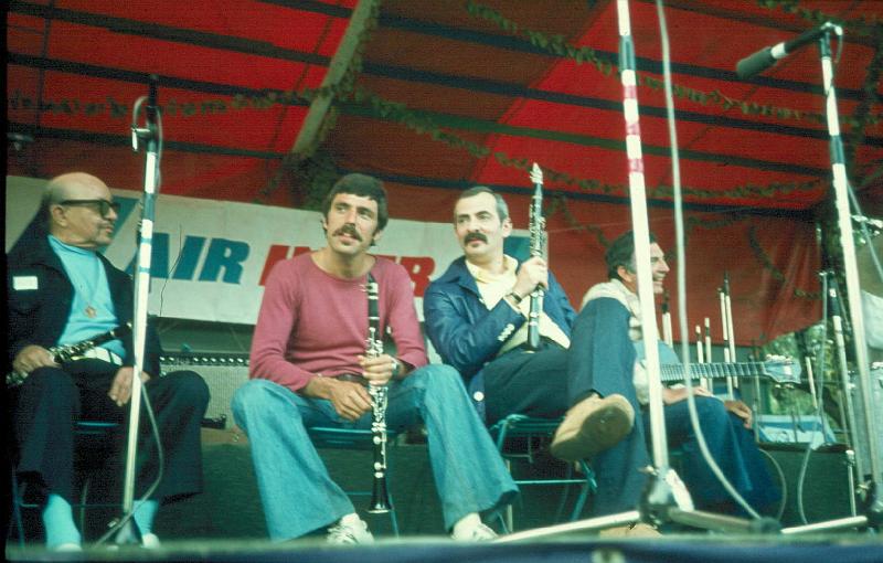 1977-084.jpg - 1977 Barney Bigard - Eddie Daniels - Kenny Davern & Bucky Pizzarelli