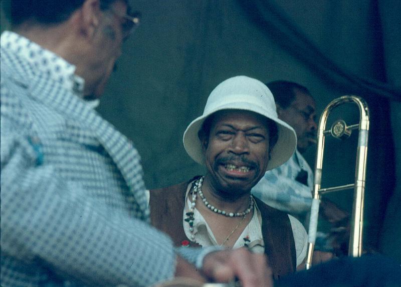 1979-039.jpg - 12.07.1979 Garden Stage 17:00
Buck Clayton, Al Grey - Jay McShann Quintet & Guests