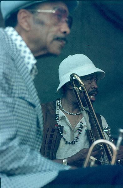 1979-040.jpg - 12.07.1979 Garden Stage 17:00
Buck Clayton, Al Grey - Jay McShann Quintet & Guests