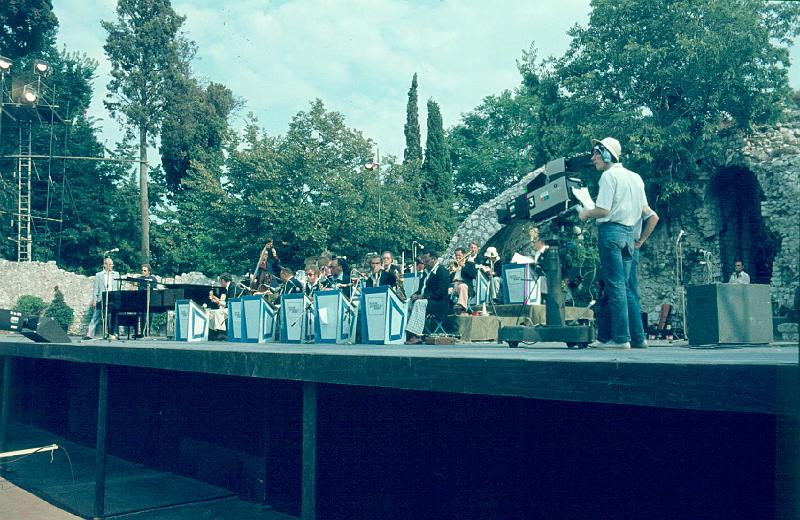 1979-118.JPG - 1979 Arena Stage: New York Repertory Company; Dick Hyman, Bucky Pizarelli, George Duvivier, Budd Johnson, Bob Wilber, Butch Miles, Norris Turney, Eddy Lawrence, Michale Zwerin, Eddie Bert, Heywood Henry, Pee Wee Erwin, Jimmy Maxwell, Ernie Royal, Joe Newman (Tpts)