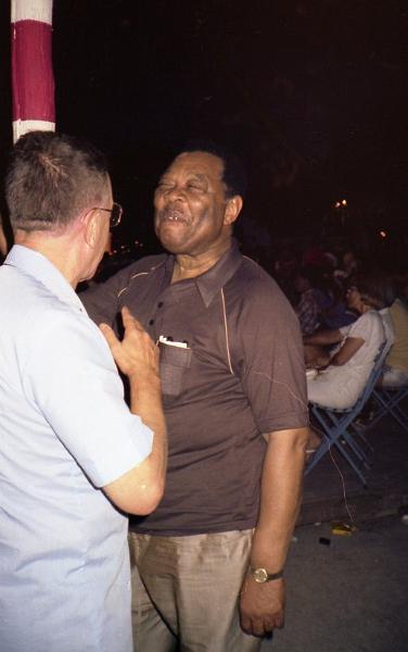 1982-09.jpg - 1982 DocCheatham - Jay McShann off-stage