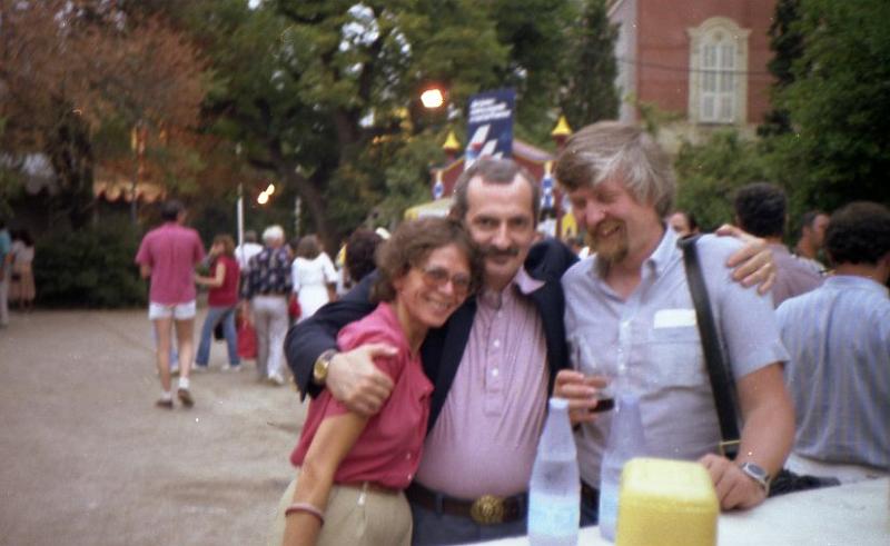 1982-64.jpg - 1982 Ute Pehl - Kenny Davern - Klaus Pehl off-stage