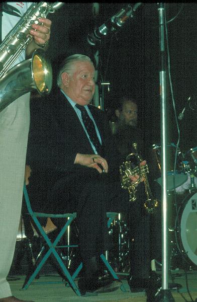 1983-072.jpg - 10.07.1983 Dance Stage
"Jazz Journal All Stars":
Wild Bill Davison, George Collier