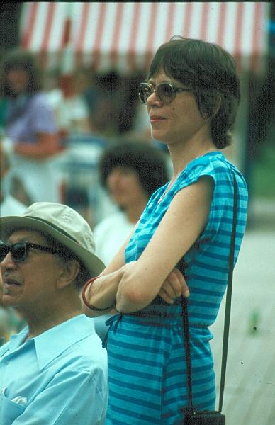 1983-093.jpg - 1983 Doc Cheatham, Ute Pehl off-stage