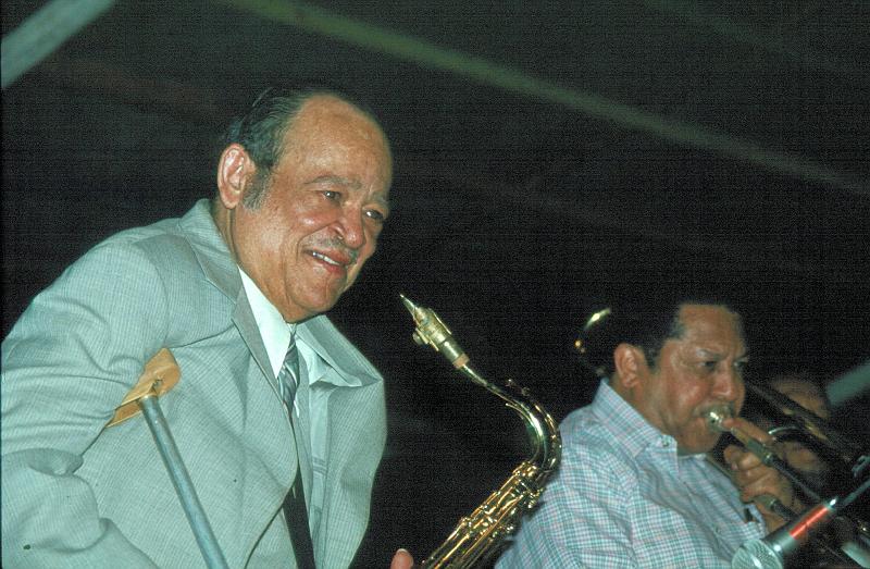 1983-096.jpg - 11.07.1983 Dance Stage
Arnett Cobb, Britt Woodman