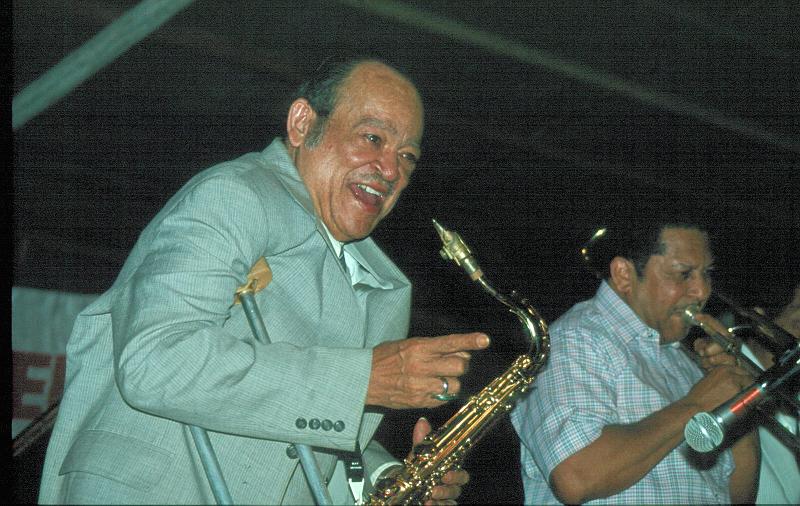 1983-097.jpg - 11.07.1983 Dance Stage
Arnett Cobb, Britt Woodman