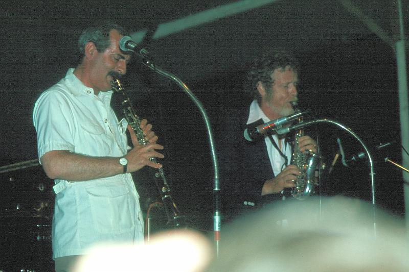 1983-110.jpg - 12.07.1983 Dance Stage
"Bob Wilber & The Bechet Legacy":
Kenny Davern (guest), Bob Wilber