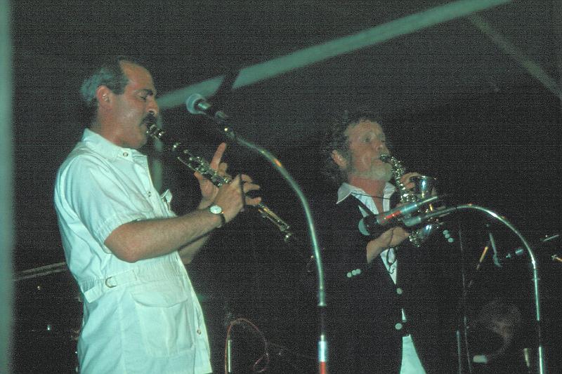 1983-111.jpg - 12.07.1983 Dance Stage
"Bob Wilber & The Bechet Legacy":
Kenny Davern (guest), Bob Wilber