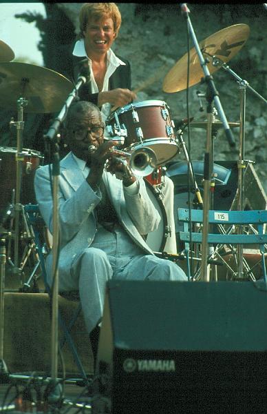 1983-119.jpg - 14.07.1983 Arena Stage
"Bob Wilber & The Bechet Legacy":
Jabbo Smith, Butch Miles