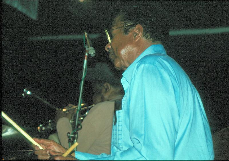 1983-130.jpg - 14.07.1983 Dance Stage
"Jam Session":
Dizzy Gillespie, Gus Johnson