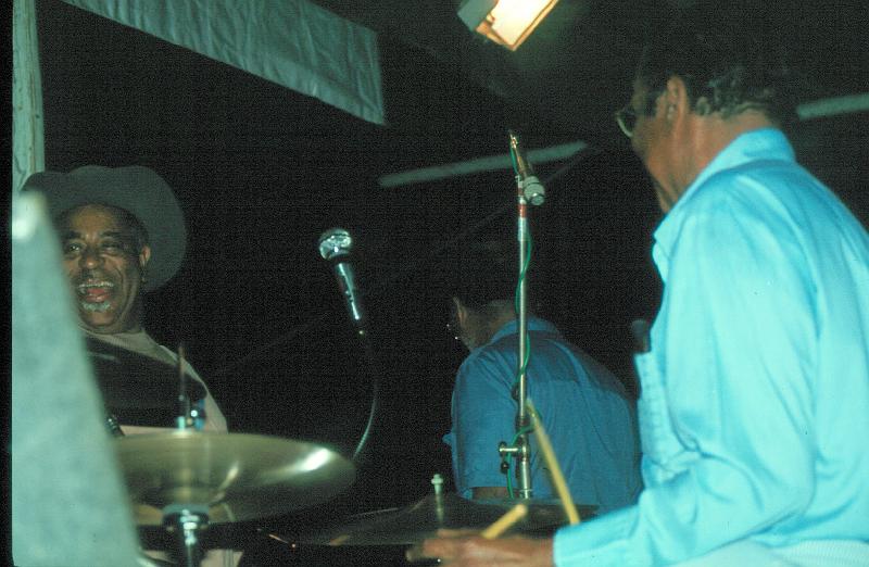 1983-139.jpg - 14.07.1983 Dance Stage
"Jam Session":
Dizzy Gillespie, Clark Terry, Gus Johnson