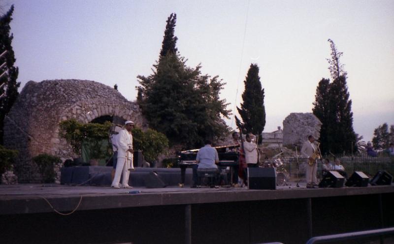 1984-047.jpg - 06.07.1984 Arena Stage
J. J. Johnson All Star Sextet:
J. J. Johnson, Cedar Walton, Richard Davis, Nat Adderley, Roy McCurdy, Harold Land