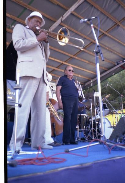 1984-067.jpg - 06.07.1984 Dance Stage
Al Grey, George Auld, Billy Butterfield, Oliver Jackson