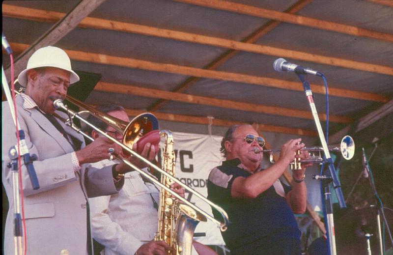 1984-083.jpg - 06.07.1984 Dance Stage
Al Grey, George Auld, Billy Butterfield