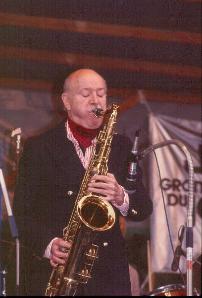 1984-121.jpg - 07.07.1984 Garden Stage
"Hall Of Fame All Stars":
Bud Freeman