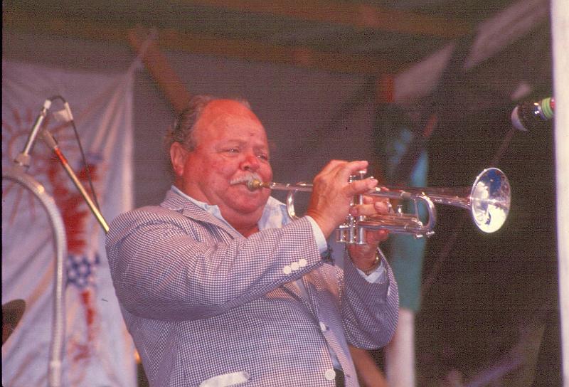 1984-122.jpg - 07.07.1984 Garden Stage
"Hall Of Fame All Stars":
Billy Butterfield