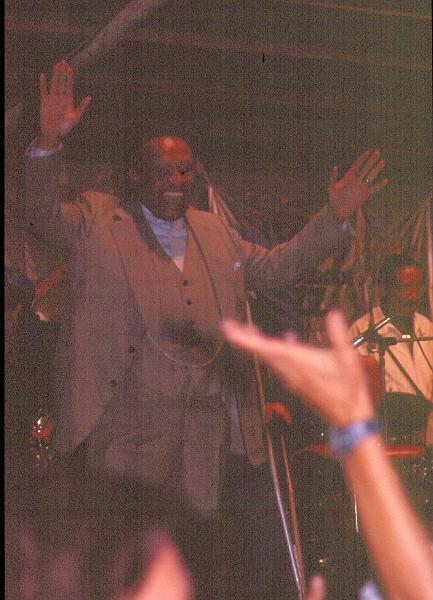 1984-139.jpg - 08.07.1984 Dance Stage
"The Texas Tenors":
Lionel Hampton (guest), Gus Johnson