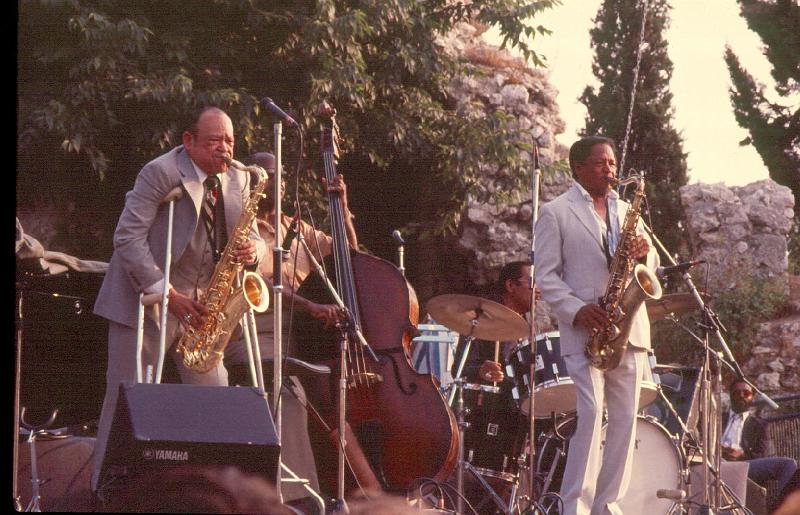 1984-143.jpg - 09.07.1984 Arena Stage
Arnett Cobb, Eddie Jones, Illinois Jacquet
