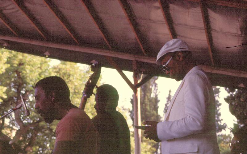 1984-161.jpg - 10.07.1984 Dance Stage
"J. J. Johnson All Star Sextet":
Roy McCurdy, Richard Davis, J.J. Johnson