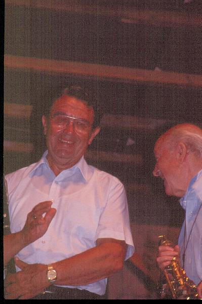 1984-182.jpg - 1984 "The Hall Of Fame All Stars":
Johnny Mince, Bud Freeman