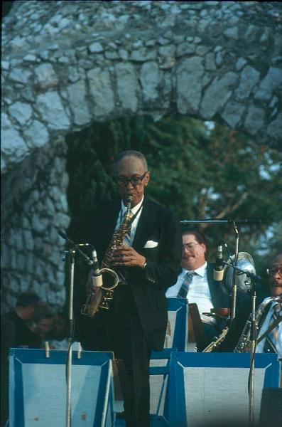 1985-44.jpg - 13.07.1985 Arena Stage
"Panama Francis & His Savoy Sultans":
Howard Johnson, Spanky Davis
