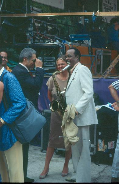 1987-06.jpg - 1987 N.N., Frank Foster, Buddy Tate off-stage