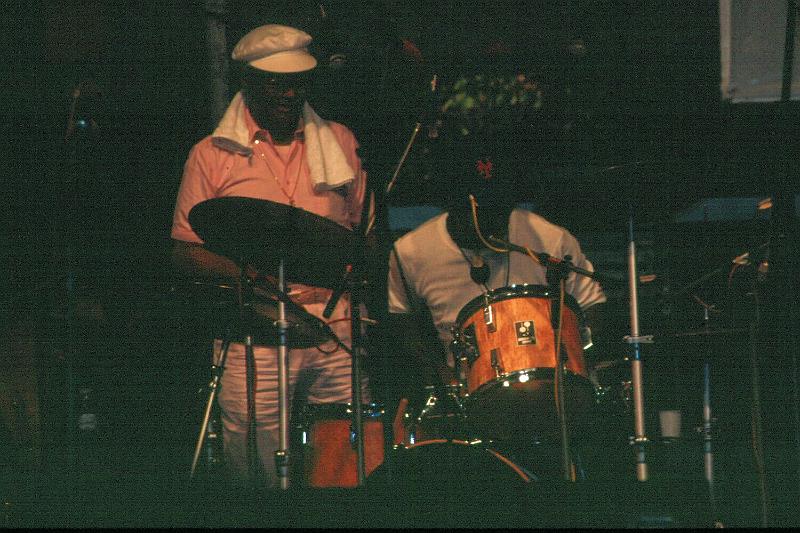 1988-26.jpg - 19.07.1988 Garden Stage
Newport Jazz Festival All Stars:
Clark Terry, Oliver Jackson