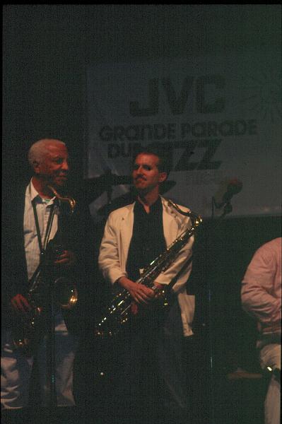 1988-27.jpg - 19.07.1988 Garden Stage
Newport Jazz Festival All Stars:
Harold Ashby, Scott Hamilton