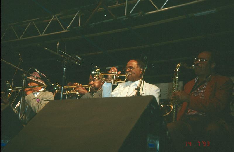 1993-07.jpg - 14.07.1993 Garden Stage
Al Grey, Harry 'Sweets' Edison, Clark Terry, James Moody