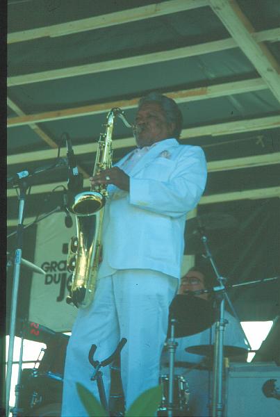 1993-34.jpg - 22.07.1993 Garden Stage
Illinois Jacquet Orchestra: Illinois Jacquet, Duffy Jackson